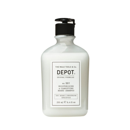 depot 501 moisturizing & clarifying beard shampoo 250 ml