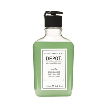 depot 406 transparent shaving gel brushless