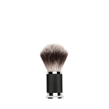 depot 733 vintage black & silver shaving brush